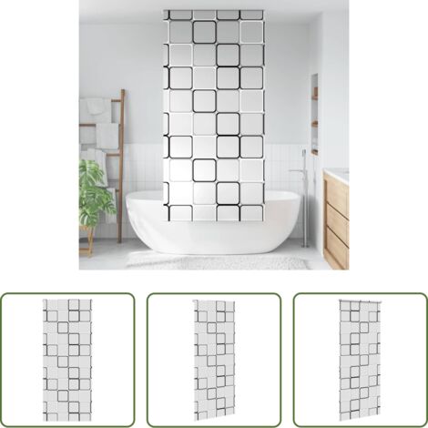 Tenda a rullo -  Tenda a Rullo Doccia 110x240 cm Larghezza Tessuto 106 cm