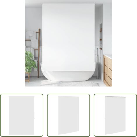 Tenda a rullo -  Tenda a Rullo Doccia 160x240 cm Larghezza Tessuto 156 cm