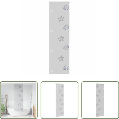 Tenda a rullo -  Tenda a Rullo Doccia 70x240 cm Larghezza Tessuto 66 cm