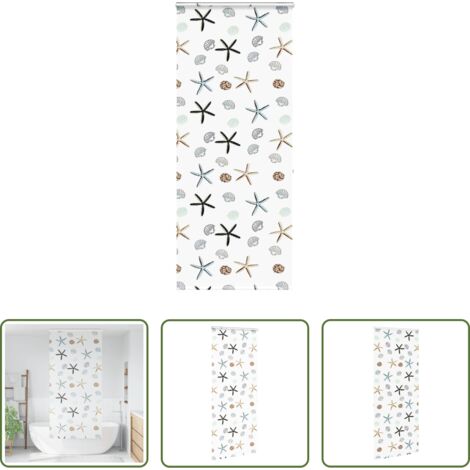 Tenda a rullo -  Tenda a Rullo Doccia Cassonetto 90x240 cm Larghezza Tessuto