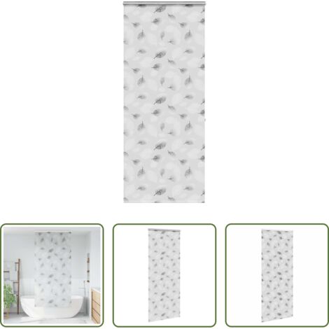 Tenda a rullo -  Tenda a Rullo Doccia Cassonetto 90x240cm Larghezza Tessuto 86cm
