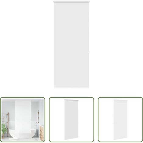 Tenda a rullo -  Tenda a Rullo Doccia con Cassonetto 100x240cm Larghezza Tessuto