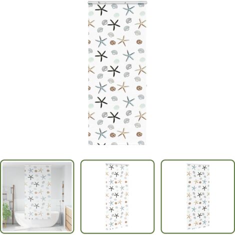 Tenda a rullo -  Tenda a Rullo Doccia con Cassonetto 100x240cm Larghezza Tessuto
