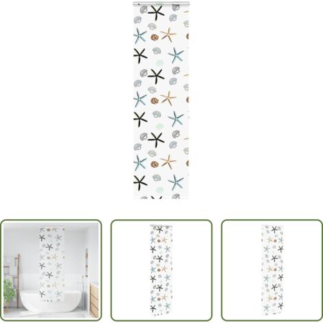 Tenda a rullo -  Tenda a Rullo per Doccia Cassonetto 80x240 cm Larghezza Tessuto