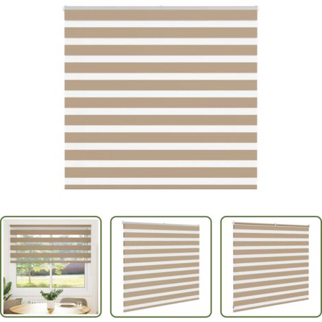 Tenda a rullo -  Tenda a Rullo Zebra Larghezza Tessuto 160,9 cm Poliestere