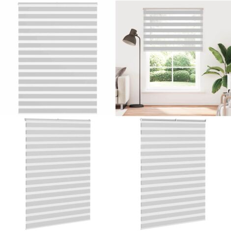 Tenda a Rullo Zebra Larghezza Tessuto 150,9 cm Poliestere - Tenda zebrata - Privacy