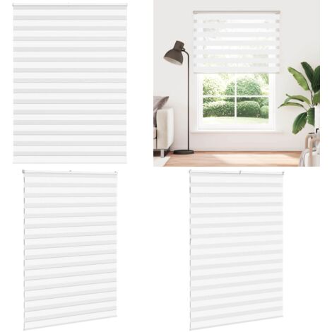 Tenda a Rullo Zebra Larghezza Tessuto 150,9 cm Poliestere - Tenda zebrata - Privacy