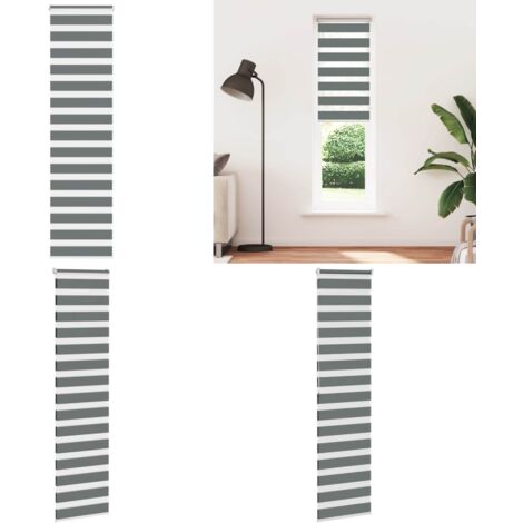 Tenda a Rullo Zebra Larghezza Tessuto 50,9 cm Poliestere - Tenda zebrata - Privacy