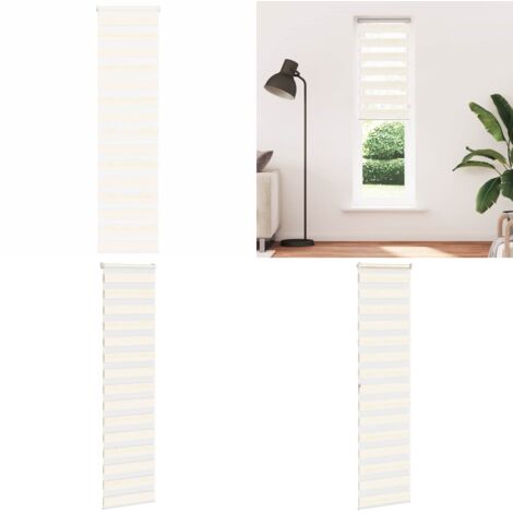 Tenda a Rullo Zebra Larghezza Tessuto 60,9 cm Poliestere - Tenda zebrata - Privacy