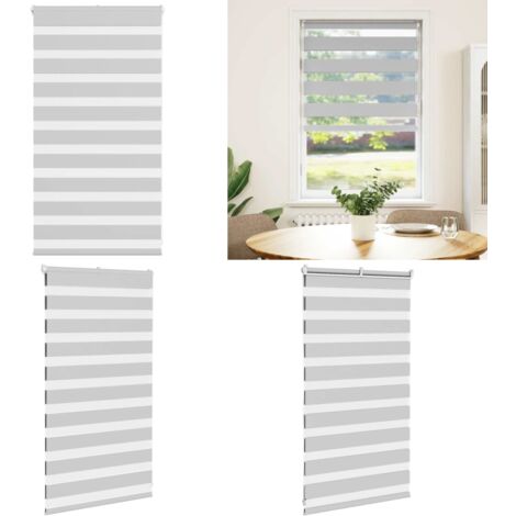 Tenda a Rullo Zebra Larghezza Tessuto 70,9 cm Poliestere - Tenda zebrata - Privacy