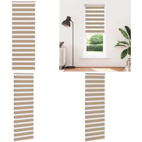 Tenda a Rullo Zebra Larghezza Tessuto 70,9 cm Poliestere - Tenda zebrata - Privacy