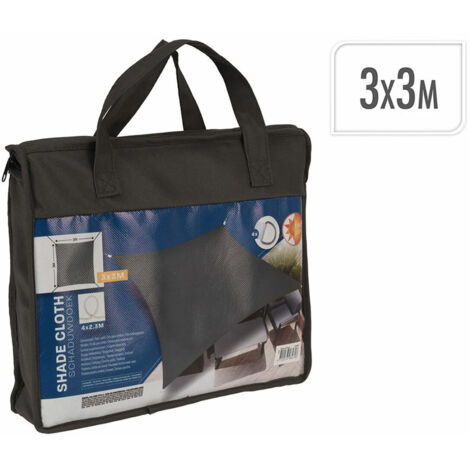 Tenda a vela color antracite 3 x 3 m