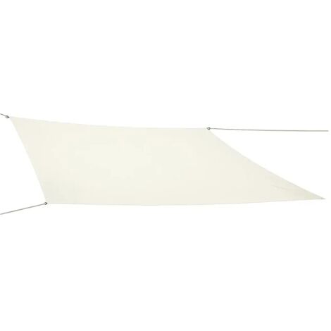 Tenda a Vela Rettangolare 4x5 m Bianco Impermeabile da Esterno