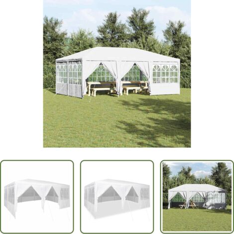 Tenda all'aperto - Tenda Party Bianco 600 x 400 x 266 cm Polietilene