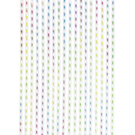 Tenda Antimosche 140xh240 cm Mod. MEDUSA multicolor per portefinestre esterno