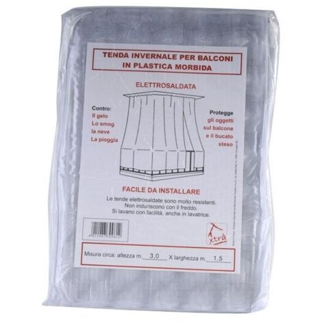 Tenda Balcone Pvc Bianca 300X150 Xtra