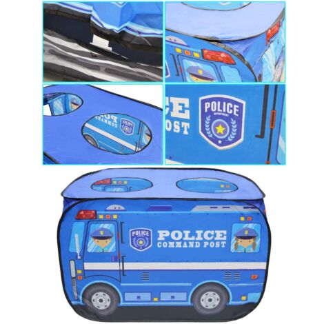 Tenda Concept Car della Polizia – Spazio gioco interno ed esterno per bambini