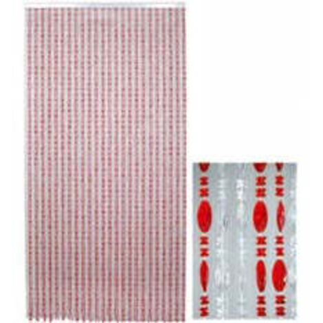 Tenda Corallo - Rosso/Cristallo - cm 120x230h