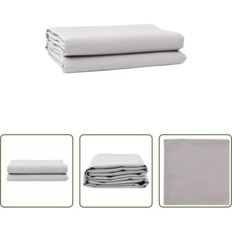 Tenda da balcone -  Sostituzione Tenda da sole Grigio chiaro 1000 x 160 cm
