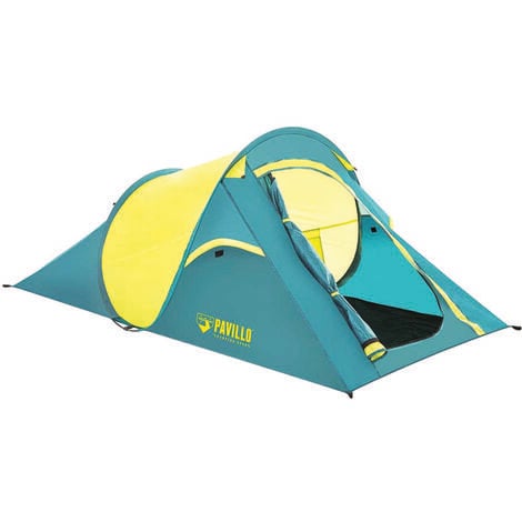Brandina da campeggio con tenda giallo
