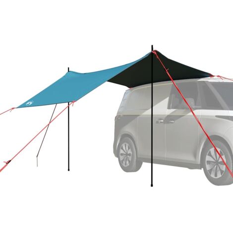 Tenda da Campeggio per Auto Blu Impermeabile vidaXL8352