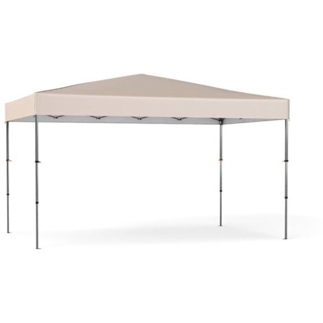 Tenda da campeggio per eventi commerciali da esterno pieghevole, 365 x 225 CM tenda a baldacchino pop-up con borsa portatile Beige