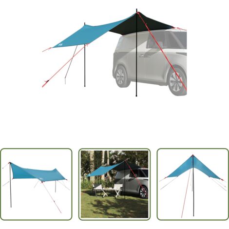 Tenda da campeggio -  Tenda da Campeggio per Auto Blu Impermeabile