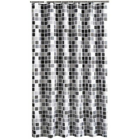 Tenda da doccia 200x240 cm (LxA), antimuffa antibatterica idrorepellente tenda da doccia fodera in morbido tessuto di poliestere tende da bagno tenda realizzata con bellissimi motivi per bagno WC