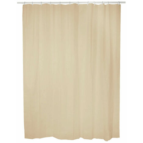 Tenda da Doccia Exma basic Beige PVC 140 x 180 cm