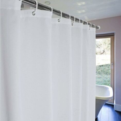 Tenda da doccia impermeabile 200 x 240 cm – Tessuto PEVA antimuffa – Ganci inclusi per una facile installazione – Accessorio per la casa