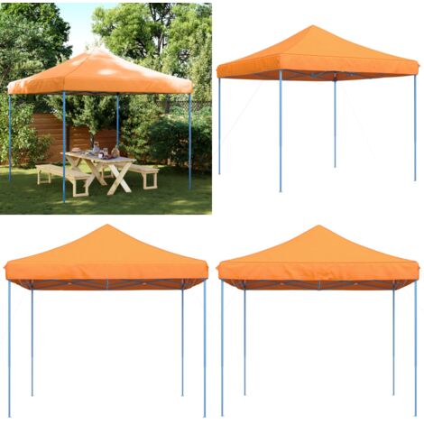 Tenda da Festa Pieghevole Pop-Up Arancione 292x292x315 cm - Tenda pop-up - Tenda pieghevole