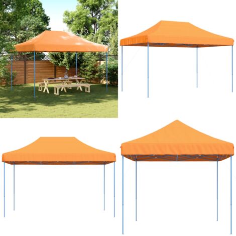 Tenda da Festa Pieghevole Pop-Up Arancione 410x279x315 cm - Tenda pop-up - Tenda pieghevole