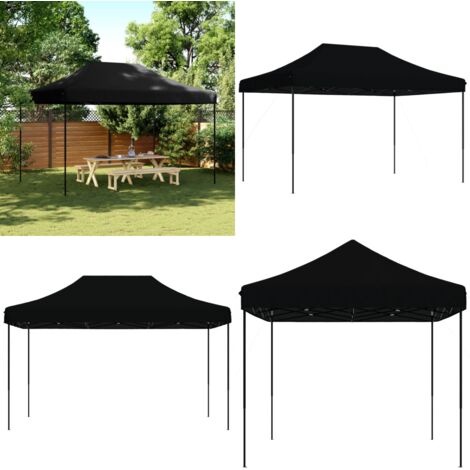 Tenda da Festa Pieghevole Pop-Up Nero 292x292x315 cm - Tenda pop-up - Tenda pieghevole