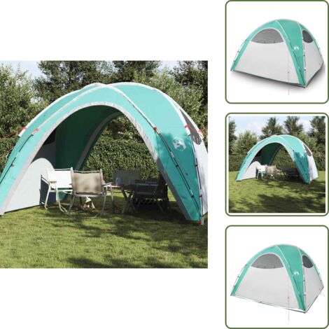 Tenda da festa verde - vidaXL Tenda per Feste VerdeImpermeabile - Tenda con rete