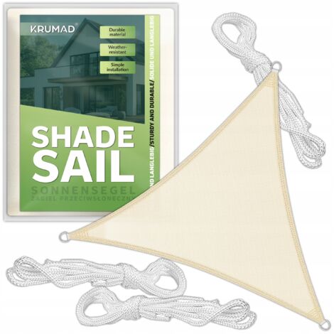 TENDA DA GIARDINO TRIANGOLARE PER TERRAZZO E BALCONE, IMPERMEABILE 3X3 M