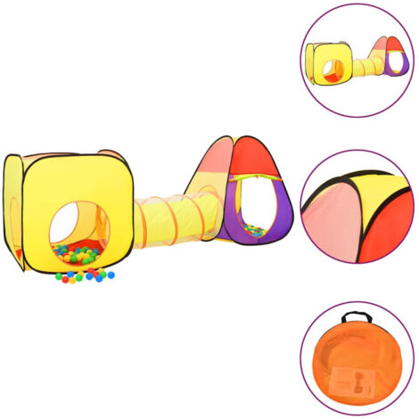 Tenda da Gioco per Bambini Multicolore 255x80x100 cm vidaXL