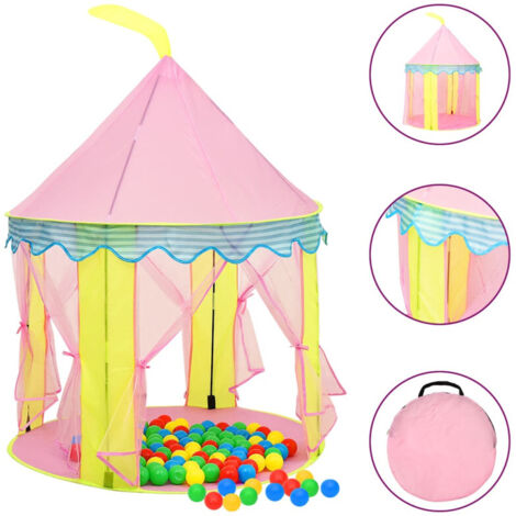 Tenda da Gioco per Bambini Rosa 100x100x127 cm vidaXL