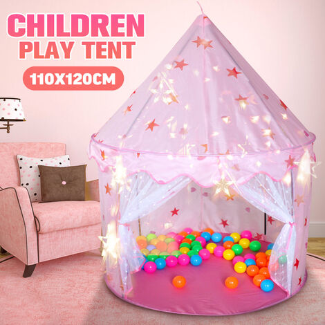 DRILLPRO Tenda da gioco principessa per bambini per giardino interno ed esterno rosa LAVENTE