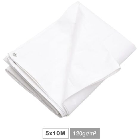 Tenda da sole 120gr 5x10M Bianca