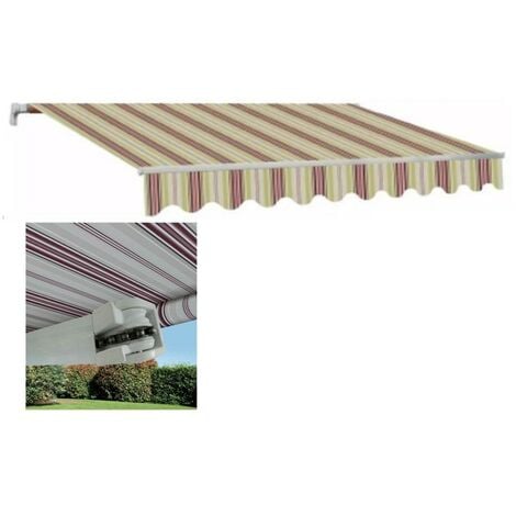 Tenda da sole a caduta verticale 200x250h cm marrone