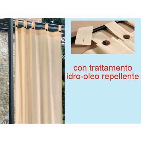 BRIXO da sole a bretelle idrorepellenti 150x280cm Panna Garden Deluxe Collection