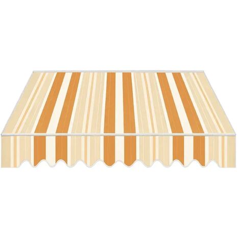 Tenda da Sole a Caduta 100x245 cm Alluminio e Poliestere Arancione