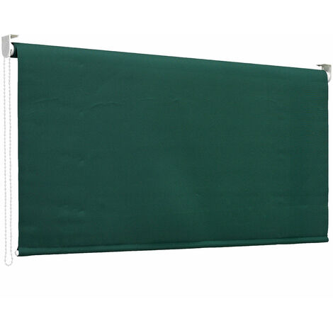 Tenda da Sole a Caduta 250x150 cm Tessuto in Poliestere Verde