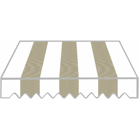 Tenda da Sole a Caduta 3x2,5m Tessuto in Poliestere Disegno P2004