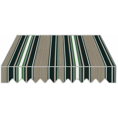 Tenda da Sole a Caduta 3x2,5m Tessuto in Poliestere Disegno P6002
