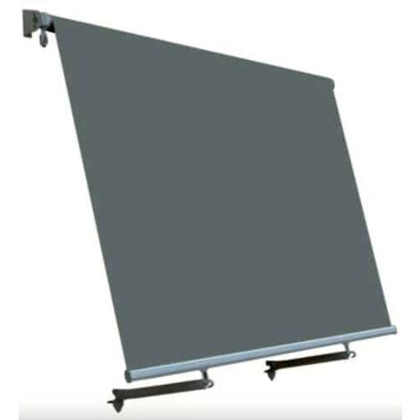 TENDA DA SOLE A CADUTA BALCONE SENZA CASSONE 3x2,5 MT BRACCI GRIGIO 3903G