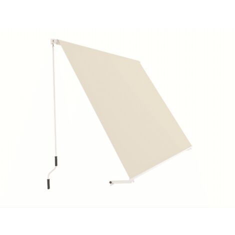 TENDA DA SOLE A CADUTA BALCONE SENZA CASSONETTO 3x2,5 MT BEIGE BRACCI 4903