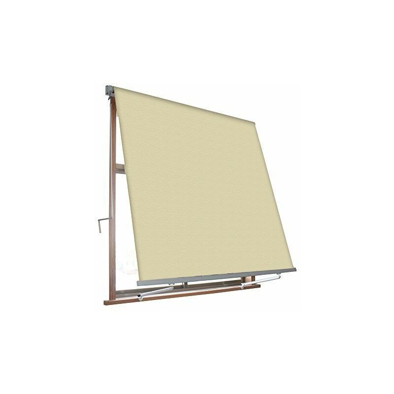 Tenda da sole a caduta braccetti bracci esterno 4 x 2,45 mt beige 72v