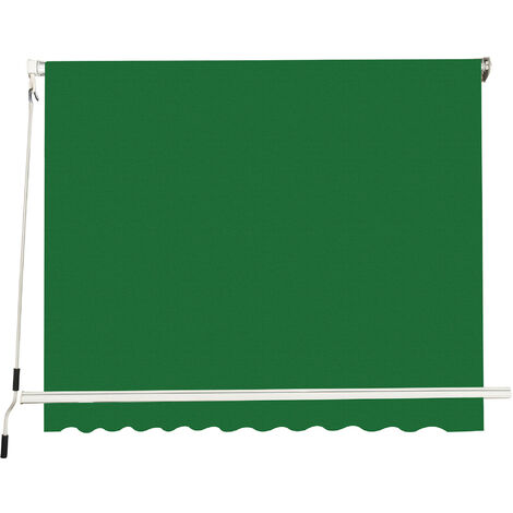 Tenda da Sole a Caduta con Bracci 245x245 cm Verde