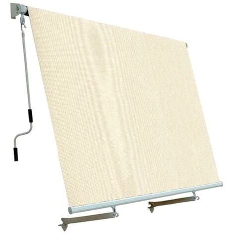 Tenda da sole a caduta con Bracci 250x250 cm Avvolgibile impermeabile Beige 250x250H cm Colore Beige